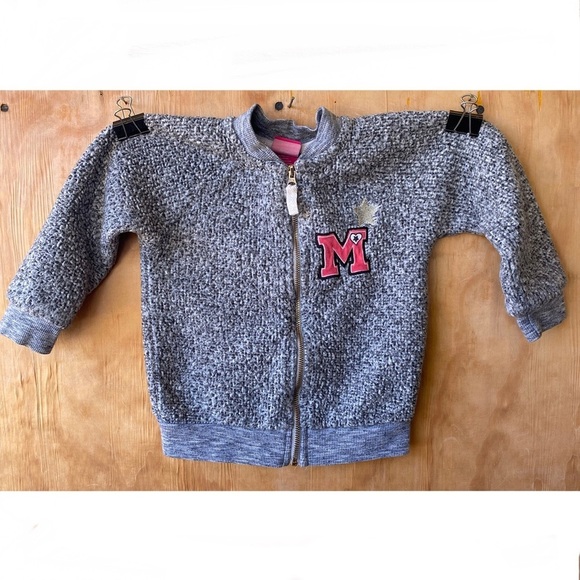 Disney Minnie Mouse Varsity Sweater Full Zip - Picture 9 of 9